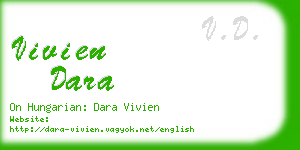 vivien dara business card